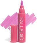 Palladio Lip Stain, Hydrating and Waterproof Formula, Matte Color Look, Longlasting All Day Wear Lip Color, Smudge Proof Natural Finish, Precise Chisel Tip Marker, Orchid