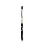 Black Nail Brush Kolinsky Sable Acrylic Brush For UV Gel Nail Painting Pen Nail Equipment (10#)