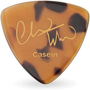 D'Addario Accessories Chris Thile Signature Casein Pick - Tortoise Shell Guitar Pick - Picks for Acoustic Guitar, Electric Guitar, Bass Guitar, Mandolin - 1 Count, Heavy Gauge, 1.4mm