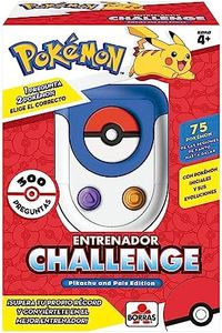 BORRAS 19828 Pokémon Entrenador Challenge Juego Electrónico, para Demostrar Tus Habilidades Mientras Dominas el Juego Adivinando el Pokémon Correcto