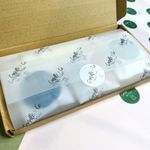 Personalised A3, A4, A5 translucent vellum wrapping paper | Logo Printed Vellum | Business Wrap | Business Stationery (10, A5)