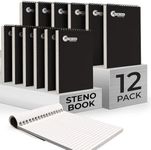 Rosmonde 12 Pack Spiral Steno Pads,