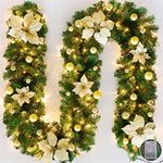 Christmas Garland with LED Lights, 