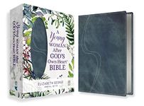 A Young Woman After God's Own Heart Bible: New Living Translation, Light Washed Denim