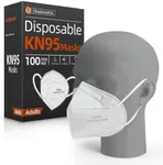 KN95 Face Mask Disposable Adults - 100 Pack Adjustable KN95 Mask 5 Layer Protection Breathable Comfortable Respirator Women Men KN95 Face Mask Individually Wrapped