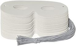 Lependor 72 Pack White Paper Eye Ma