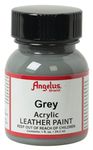 Angelus Acrylic Leather Paint, Grey, 1 oz.