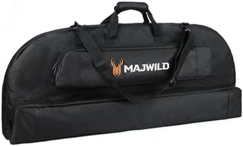 MAJWILD Compound Bow Case, Soft Light-Weight Archery Bow Bag with Padding (Black, 44" Inside Length)
