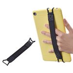 TFY Security Hand-Strap for Tablet PC - iPad (New iPad / iPad Mini & Mini 2 & Mini 3 / iPad Air / iPad Air 2) - Samsung Tablet Pcs - Nexus 7 / Nexus 10 and more, Black