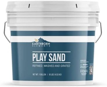 Earthborn Elements Play Sand, 1 Gallon Bucket (10 lb),, Building & Molding, Promotes Creativity, Sandbox & Play Areas, Indoor/Outdoor, Resealable Bucket
