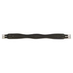 Shires Anti-chafe Elastic Contour Girth - Black: 46