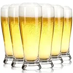 CUCUMI 16oz Pilsner Beer Glasses Se