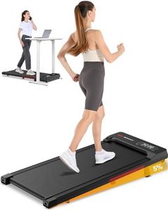 HomeFitnessCode 4 in 1 Laufband mit Neigung - Walking Pad für Zuhause mit 5% Steigung 1-8 Km/h Untertisch Elektrisch Laufpad Walking Band, Schwarz