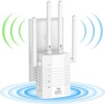 NHUUEOD WiFi Extender, Covers Up to
