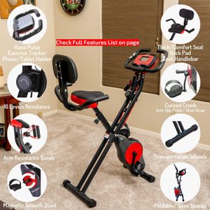 YYFITT Foldable Exercise Bike – Compact Indoor Fitness Equipment