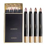 Mllkcao Eyeshadow Stick Set 4 Pcs Double Colors Glitter Cream Eye Shadow Pencil Neutral Matte Shimmer Long Lasting Smooth Eyeshadow Crayon, Multicolor