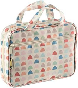 DiverseBee Bible Cover with Handles, Zippered Bible Carrying Case for Women and Girls, Bible Tote Bag for Kids, Bible Book Cover, Bible Accessories, Christian Gifts 7.5 x 10 x 2.5in (Blossom)