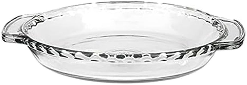 Anchor Hocking Oven Basics 9.5-Inch Deep Pie Plate, Clear, 1 Piece