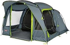 Coleman Tent Vail 4 | Family tent for 4 persons | large 4 man camping tent with 2 extra-large sleeping compartments and vestibule | quick to set up | waterproof HH 4,000 mm