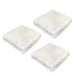 HQRP Pack of 3 Humidifier Wick Filters for Duracraft DH831 DH4C DH83 DH-831 DH-4C DH-83 Humidifiers + HQRP Coaster