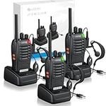 eSynic 3 Pack Professional Walkie Talkies Rechargeable Walkie Talkies for Adults16CH Long Range Walkie Talkies VOX 2 Way Radio Kid Gift Walkie Talkies With Earpiece Perfect for In&Outdoor Talking etc