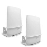 UE Sturdy Wall Mount Bracket for NETGEAR ORBI RBS40, RBK40, RBS50, RBK50, AC2200, AC3000 Tri Band Home WiFi Router- (Pack of 2 Pcs) (Metal)