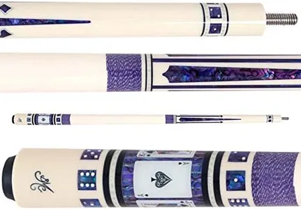 Meucci MECAS05 BMC Casino-5 Purple Pool Cue Stick w/ 'The Pro' Shaft