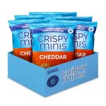 Crispy Minis Family Size Cheddar, 215g, Multi-pack, Pack of 6