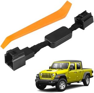 Auto Start Stop Eliminator Fit for Jeep Wrangler JL JLU JT Gladiator 2018-2023 (Not fit 4XE), Plug & Play Car Start Stop Eliminator, Auto Start-Stop Disabler Accessories