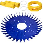 S-Union W70329 Rib Seal Disc Apron & W69698 Pool Cleaner Membrane & W70327 Foot Pad Pool Cleaner Replacement Parts for Zodiac Baracuda G2, G3, G4, Alpha 2, 3