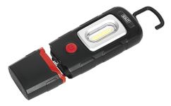 Sealey Led3601 Rechargeable 360? Inspection Lamp 2W Cob + 1W Led Li-Polymer