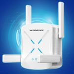 WONLINK AX1800 WiFi 6 Extenders Signal Booster for Home, WiFi Booster WiFi Range Extender with Gigabit Ethernet Port, Internet Extender Booster Dual Band 1800Mbps WiFi Repeater, WPS Setup