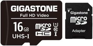 Gigastone 16GB Micro SD Card, Full 