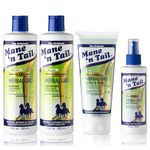 Mane 'n Tail Herbal Gro 4 pc Kit (Shampoo, Conditioner 12oz, Spray Therapy 6oz & Creme Treatment 5.5oz)