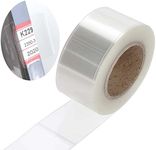 AccEncyc 250 Pcs Label Protectors Clear Label Stickers for Barcodes, Books, Numbers Labels 3.15"x1.2"