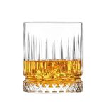 Bar&More | Sirius | Premium Whiskey Glass | Set of 4 | 330ml & 350g | Scotch, Bourbon, Textured, Crystal Glass | Whiskey Glassware Gift Set | Luxurious Lowball Glass Tumblers