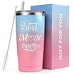 Panspace Mothers Day Gifts, Gifts for Mom from Daughter Son, Birthday Gifts for Mom, Grandma, Mother in Law, Bonus Mom, Funny Presents for Mom, Christmas Gifts for Mom Wife - 20 oz Mom Tumbler