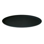 We Can Source It Ltd - Oval Non Slip Black Bar Tray Serving Bar Waiters Grip Tread Tray 27" (67.4cm)