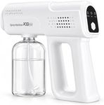 Multi-Use Nano Sprayer with Blue Light, Gun-Grip USB-C, Liquid available | Multi-Use Nano Mister & Fogger, Atomizer for Home/Car, USB-C Rechargeable, 380ml Tank for garden/house/office/car