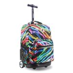 J World Sunrise Kids Rolling Backpack for Girls Boys. Roller Bookbag With Wheels For School, Quantum, 18", Sunrise Kids Rolling Backpack for Girls Boys Teen. Roller Bookbag With Wheels