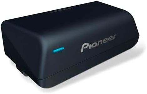 Pioneer TS-WX010A - Active Subwoofer with Built-in Amplifier, 160 Watts Peak Power, and Compact Design for a Deep Bass