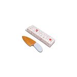 HOUSE OF ZIZI Kids Mango Wood Montessori Small Knife Safe & Fun Cooking for Little Chefs| Cutting & Chopping Knife | Cuts Soft Vegetable & Fruits Knife|Non-Stick Coating, Soft Touch Handles-Dark Blue