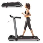 Electric Treadmill Folding Treadmill 12km/h 1-2.5PS 12 Preset Programmes LCD Screen 1-12km/h Model 2023 Manual Incline 3 Levels