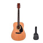 Kadence Acoustica A311 41" Jumbo Spruce Wood Acoustic Guitar, Rosewood fretboard, Professional Guitar, with bag and learning course (41" Jumbo size Guitar)