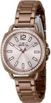 Invicta Lady's Wildflower 32mm Stainless Steel Quartz Watch, Brown (Model: 46344)