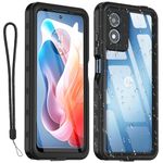 AICase Waterproof Case for Motorola Moto G Play (2024) Built-in Screen Protector, IP68 Certified 360 Full Body Shockproof Drop Protection Underwater Clear Protective Phone Case for Moto G Play 2024