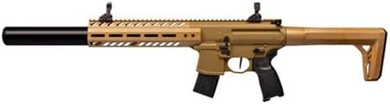 Sig Sauer Hunting Firearm GEN II Air Rifle, .177 Cal, 90 gr CO2, 30 rd Pellet Mag, Hunting Firearm Handguard, FDE Finish (AIR-MCX-177-G2-FDE)