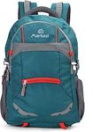 Martucci Madrid 35L Spacious Lightweight Polyester Laptop Backpack Unisex/College/School/Travel Backpack with Rain Cover and Reflective Strip (Compatible with upto 17 inch laptop)(Teal)