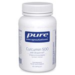 Pure Encapsulations - Curcumin 500 with Bioperine - Enhanced Bioavailability Turmeric Extract - 60 Capsules