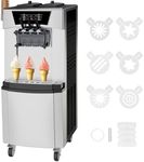 GarveeTech Commercial Ice Cream Machine, 3 Flavors Soft Serve Ice Cream Machine with Auto Clean, Smart Touch Screen, 5.8-8 Gal/Hr Ice Cream Makers for Home Restaurants Snack Bar